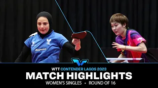 Li Yake vs Dina Meshref | WS R16 | WTT Contender Lagos 2023