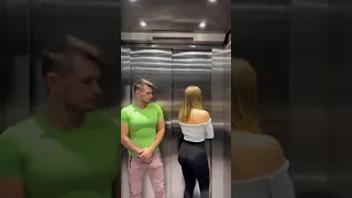 American Sex Prank Elevator Prank Hot Girl  drooling face    Shmeksss Kiss Prank Girl   New