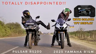 2023 Yamaha R15M VS Pulsar RS200 | Top End | Totally Disappointed!!😡