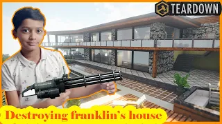 Destroying franklin's house in Teardown!!! #Teardown #Franklin'sHouse