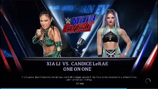 WWE Main Event| Xia Li vs Candice Lerae WWE2K22