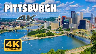 Pittsburgh, Pennsylvania, USA 🇺🇸| 4K Drone Footage