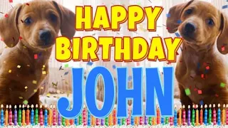 Happy Birthday John! ( Funny Talking Dogs ) What Is Free On My Birthday