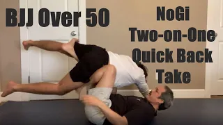 BJJ Over 50 - Quick Two-On-One Back Take from Butterfly Guard