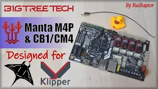 BIGTREETECH Manta M4P Board + CB1 Module – Another Solution for KLIPPER Firmware