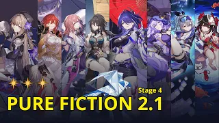 Herta E6 & Acheron E0 - Pure Fiction 2.1 Stage 4 (3 Stars) | Honkai: Star Rail