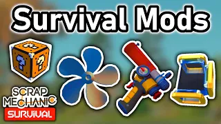 10 EPIC Survival Mods YOU Should Know! (Scrap Mechanic Mod Showcase)