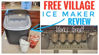 FREE Village Countertop Ice Maker Machine Review