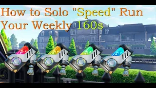 How to Solo "Speed" Run Your Weekly 160s - Fortnite StW