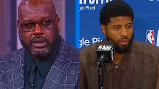 Shaq & Charles Barkley Can't Believe Paul George Response to LOSING Game 5!