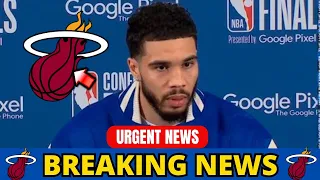 BOMB! URGENT! DECLARATION SHAKES WEB! LOOK WHAT JAYSON TATUM THINKS ABOUT THE HEAT! MIAMI HEAT NEWS!