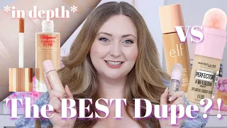 DUPE? Comparing Charlotte's Hollywood Flawless Filter, Elf's Halo Glow & Maybelline 4-in-1 fair skin