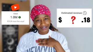 How Much I Earned for 1 Million Views on YouTube