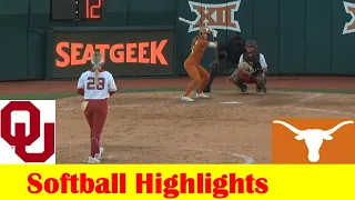 #1 Oklahoma vs #5 Texas Softball Game 1 Highlights, April 5 2024