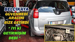 ARABA SİLKELEME YAPIYOR VE TİTRİYOR (PEUGEOT 5008)