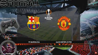 FC Barcelona Vs Manchester United UEFA Europa League Round of 32 eFootball 2023 Gameplay