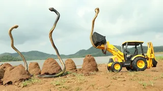 Naag Ka Badla | Snake's Revenge | Jcb vs King Cobra | Dump Truck | Mini Tractor | PoLo Truck| CS Toy