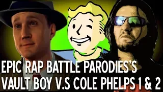 REVIEW TIME! Vault Boy vs Cole Phelps 1 & 2 - Epic Rap Battle Parodies