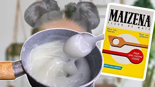 MA recette de masque cheveux à la maïzena - lissant et hydratant