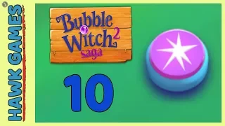 Bubble Witch 2 Saga Level 10 (Classic mode) - 3 Stars Walkthrough, No Boosters