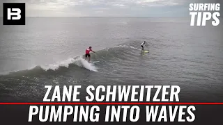 ZANE SCHWEITZER - SUP Surfing Tips   pumping into waves