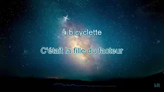 A bicyclette  Yves Montand  karaoké  LR