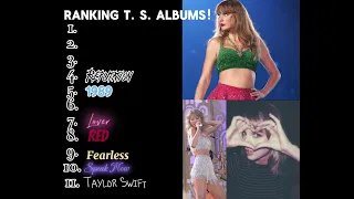 UPDATED* ranking taylor swift albums (pls no hate)