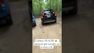 Catless V8 Volvo XC90 - Trail Damage!