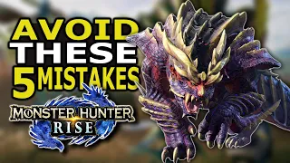 5 Mistakes to Avoid when playing Monster Hunter Rise in 2022!