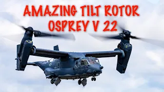 Incredible V22 Osprey: From Helicopter to Airplane in Seconds! #avaition #avgeeks