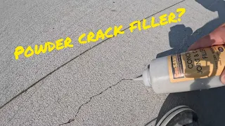 Easy way to fill cracks in concrete using ConSandtrate!