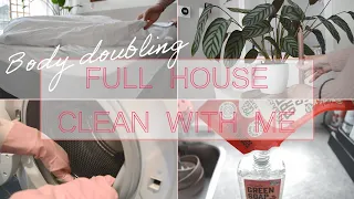 Body Doubling: Full house declutter & clean with me cleaning motivation