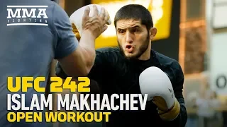 UFC 242: Islam Makhachev Open Workout Highlights - MMA Fighting