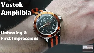 Vostok Amphibia Unboxing and First Impressions