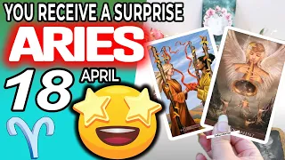 Aries ♈️ YOU RECEIVE A SURPRISE 😲🎁 Horoscope for Today APRIL 18 2022 ♈️aries tarot april 18 2022