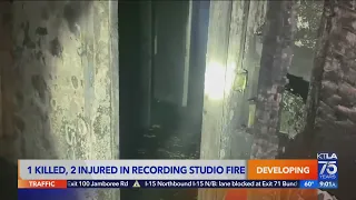 1 killed, 2 injured in Hollywood recording studio fire