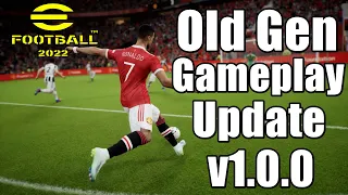 eFootball 2022 v1.0.0 PS4 Old Gen Gameplay (PES 2022)