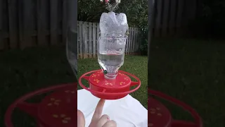 DIY Coke Bottle Hummingbird Feeder