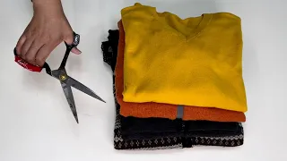 [DIY] Don't throw away your old sweater. | Seven amazing works await you.