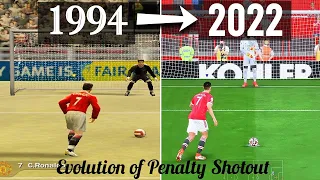 Penalty Shotout From FIFA 94 To FIFA 22 | Evolution of Penalty kicks