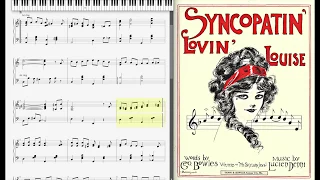 Syncopatin' Lovin' Louise by Lucien Denni (1913, Ragtime piano)