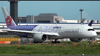 China Airlines Airbus A350-900 B-18918 Takeoff from NRT 16R