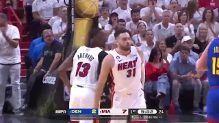 Denver Nuggets vs Miami Heat 1st qtr Highlights. June 7 Game 3