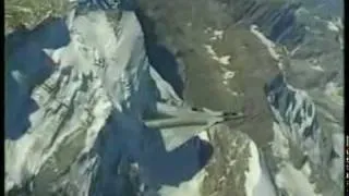 Swiss Mirage III's take a trip over the Alps.flv