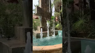 Saint Anthony’s Monastery: Massive Cross Fountain ￼