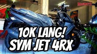 10K Only🔥Daming BAGO! New SYM Jet 4RX | Price  Review & Specs #iMarkMoto