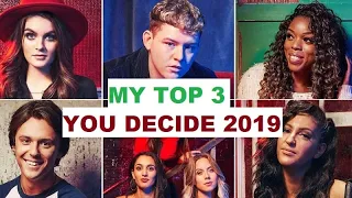 MY TOP 3 You Decide 2019 (United Kingdom Eurovision)