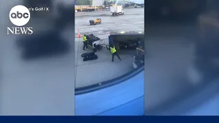 Video of Delta employees tossing golf clubs goes viral