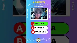 ¿Cuánto sabes de La Sirenita? 🧜‍♀️🔱🐙| Jugar Quiz - Trivia