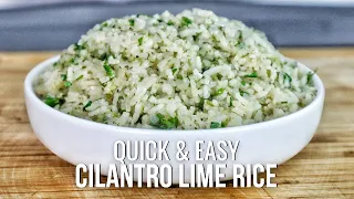 Perfect Cilantro Lime Rice Better Than Chipotle